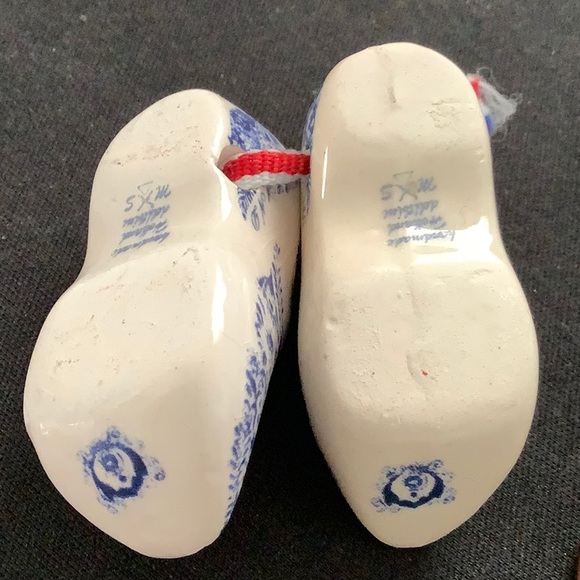 Delf Holland Clogs Miniature ceramic Dutch - Picture 4 of 8